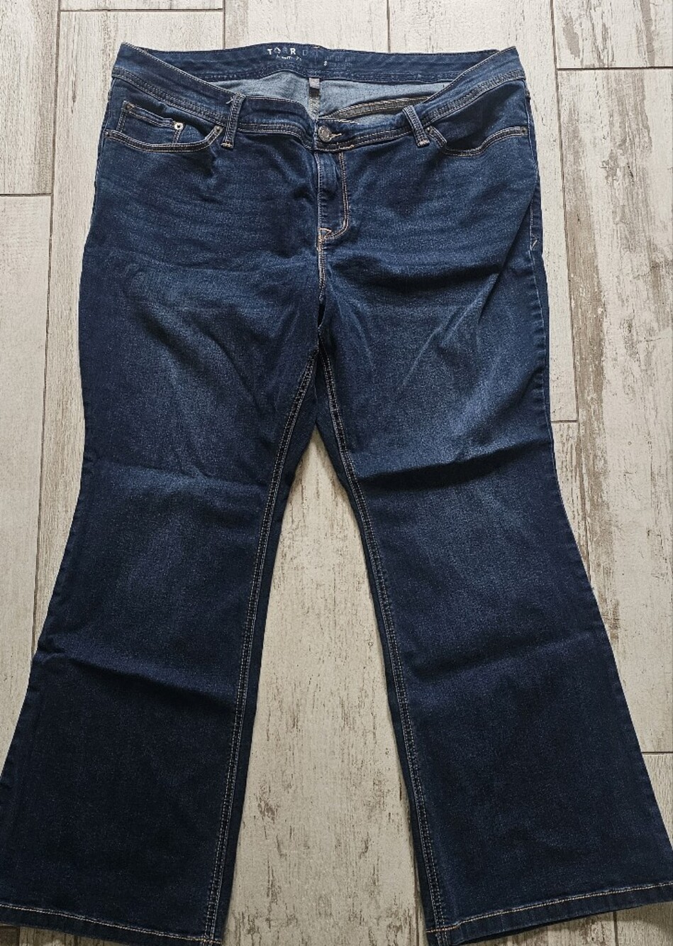 Torrid Luxe Boot Super Skinny Dark Wash Jeans 22 Short